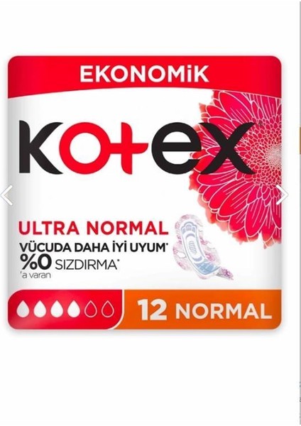 Kotex Ultra Normal Hijyenik Ped 12'li