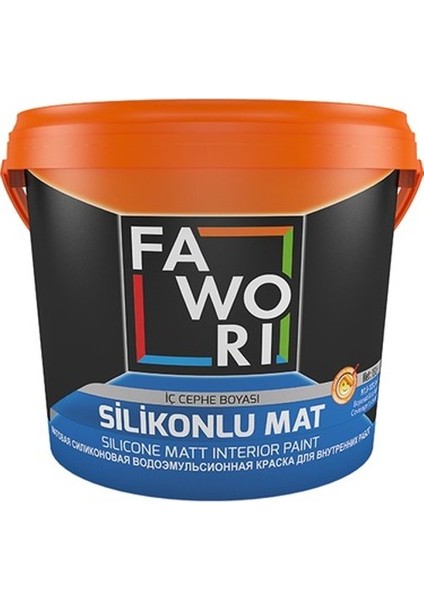 Silikonlu Mat Su Bazlı Iç Cephe Boyası 3,5 kg Gülpembe