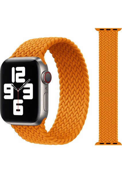 Apple Watch 38/40/41 mm Seri 10 -42mm 1 2 3 4 5 6 Se 7 8 9 Uyumlu Esnek Örgü Kordon