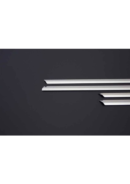 Renault Megane 2 Hb/sedan Krom Yan Kapı Çıtası 4 Parça Dar Model 2002-2010 Arası