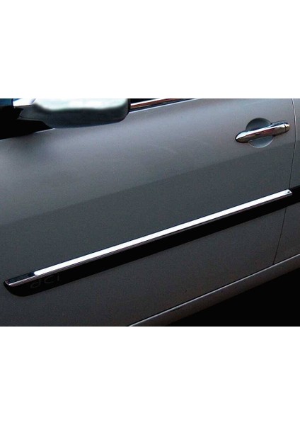 Renault Megane 2 Hb/sedan Krom Yan Kapı Çıtası 4 Parça Dar Model 2002-2010 Arası