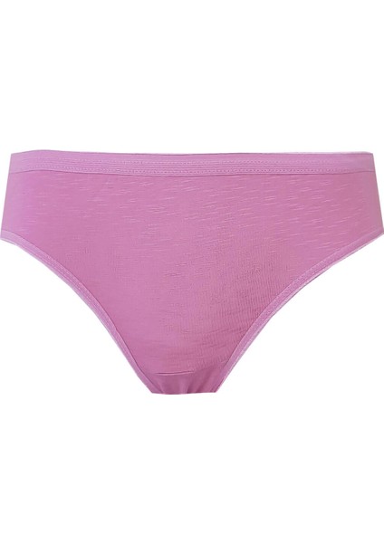 12LI Kadın Bikini Külot Pamuklu Renkli Iç Çamaşır Nefes Alan Doku