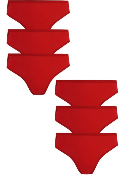 6lı Kadın Pamuklu Bikini Külot Iç Çamaşırı