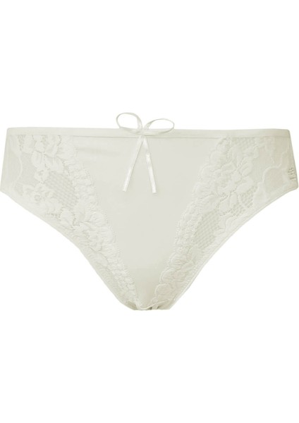 Kadın Dantel Detaylı Külot Pamuklu Renkli Güpürlü Bikini