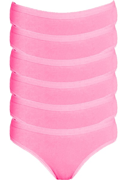 6lı Kadın Pamuklu Bikini Külot Iç Çamaşırı