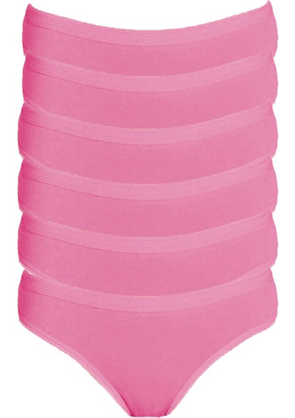 6lı Kadın %100 Pamuklu Bikini Külot Iç Çamaşırı