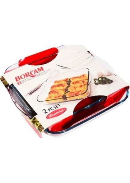 2'li Kare Fırın Tepsisi Borcam 159028 FMA02253 fiyatları