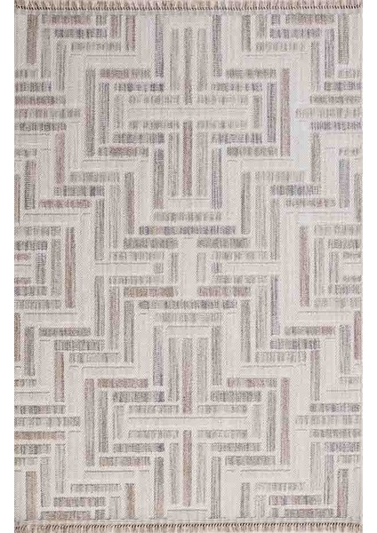 Deco Point 15762 Geometrik Antitoz Bej Halı