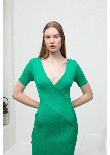 Kadın Mini Elbise Yeşil modelleri