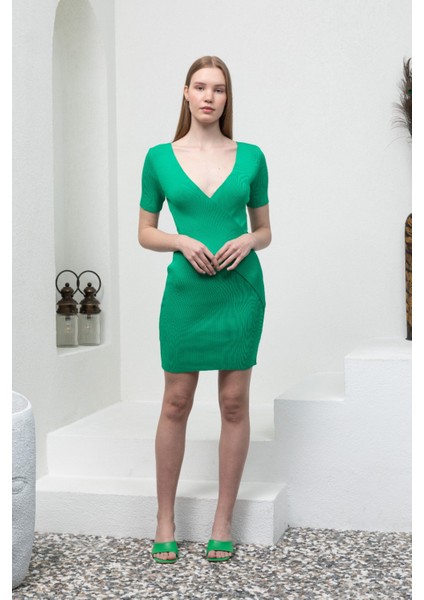 Kadın Mini Elbise Yeşil fırsatları