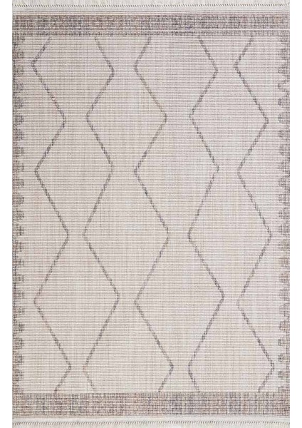Deco Point 15760 Geometrik Antitoz Gri Halı