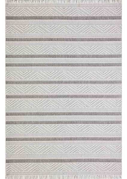 Deco Point 15766 Geometrik Antitoz Gri Halı