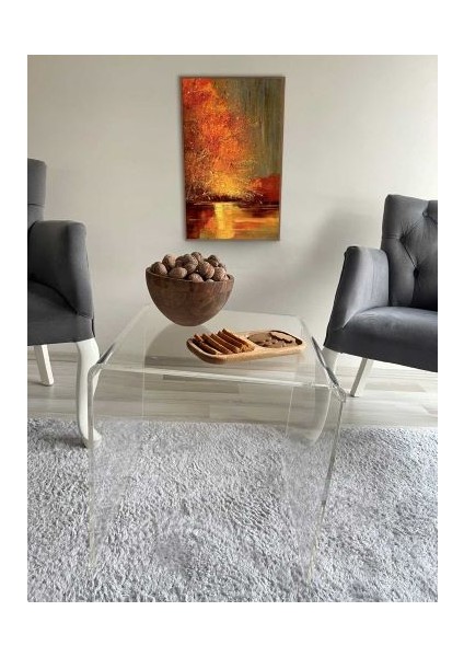 Pleksi Şeffaf Yan Sehpa fırsatları