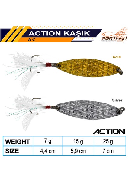 Action Kaşık Tüylü Tek Iğne