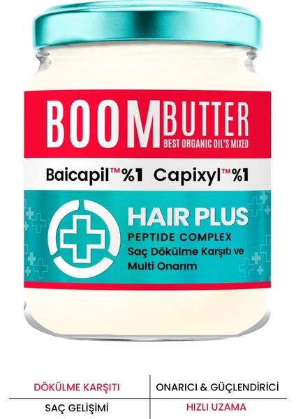 Boom Butter Plus Saç Bakım Yağı 190 ml