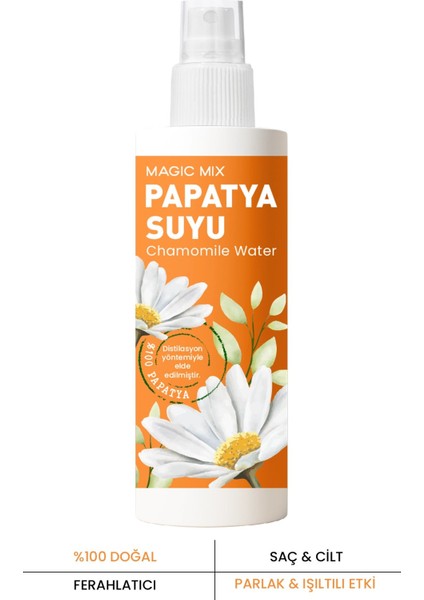 Magic Mix Renk Açıcı Işıltı Veren %100 Doğal Papatya Suyu 110 ML