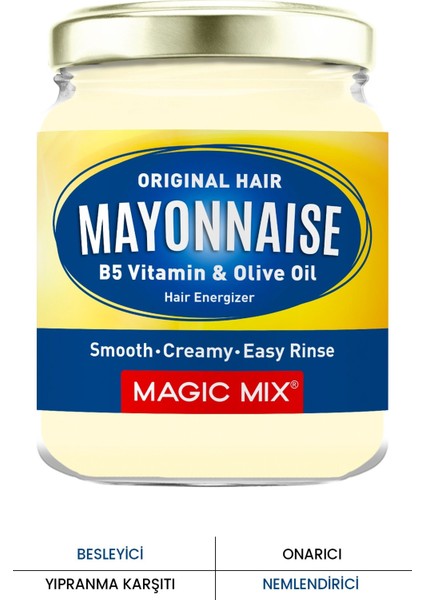 Magic Mix Mayonnaise Besleyici ve Onarıcı Saç Maskesi 190 ML