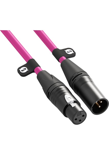 Xlr Kablo 3 mt (Pembe)