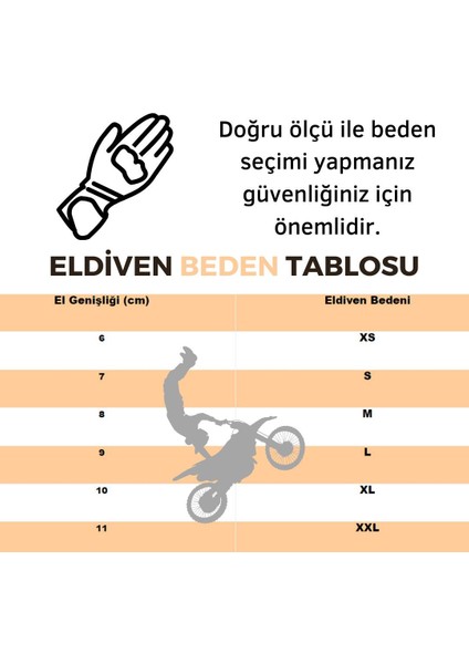 4138 Deri Çizgili Motosiklet Eldiveni Kırmızı