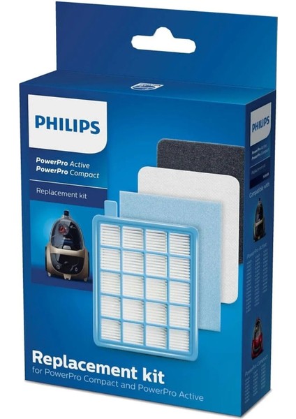 Phılıps Fc 8475 Powerpro Compact Hepa Filtre Seti