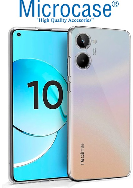 Realme 10 4g Slim Serisi Soft Tpu Silikon Kılıf - Şeffaf AL3324