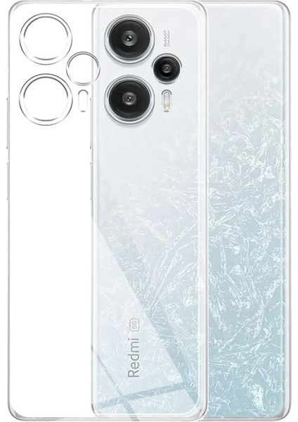 Xiaomi Poco F5 / Redmi Note 12 Turbo Slim Serisi Soft Tpu Silikon Kılıf - Şeffaf AL3324