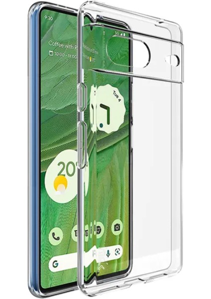 Google Pixel 7A Slim Serisi Soft Tpu Silikon Kılıf - Şeffaf AL3324