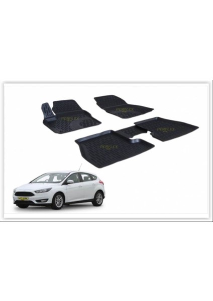PXM-FD08-PASPAS 3D X-Mat Havuzlu Ford Focus 3 12 Siyah