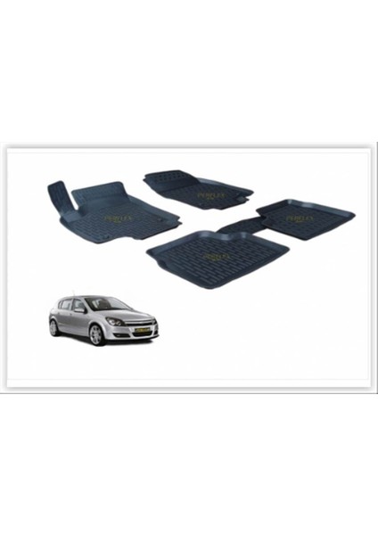 PXM-OP04-PASPAS 3D X-Mat Havuzlu Opel Astra H 05-09 Siyah