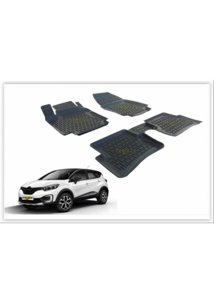 PXM-RN27-PASPAS 3D X-Mat Havuzlu Renault Captur 13 Siyah