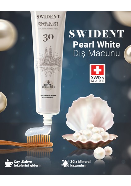 Pearl White Diş Macunu 100 ml x 2 Adet
