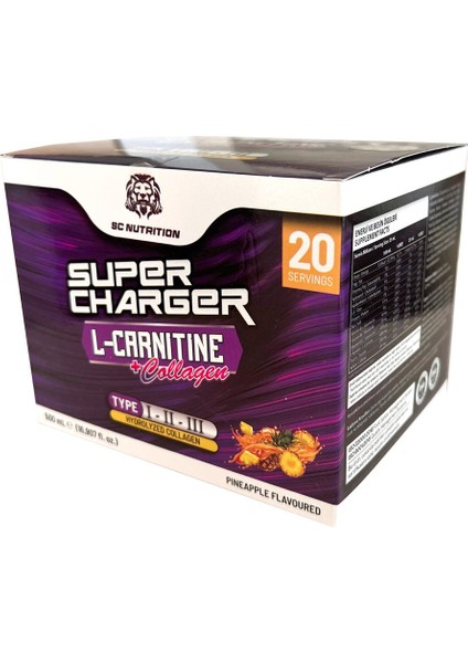 L-Carnitine Collagen 1000 Mg 20 Shot Ananas