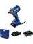 Professional Gds 250-LI Akülü Darbeli Somun Sıkma (18 Volt, 2 x 3,0 Ah Akü, Şarj Cihazı, Plastik Çanta, 250 Nm Maks. Tork, 1/2" Kare Uç Girişi) 1