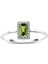Pırlanta ve Baget Peridot Taşlı Yüzük 0417R0237 2