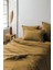 İssimo Home Issimo Savanna Mustard Yıkanmış %100 Pamuk Poplin Nevresim Takımı Çift Kişilik 2