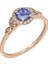Pırlanta ve Tanzanit Taşlı Ajna Yüzük 0417R0275 1
