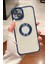 Iphone 14 Plus Kılıf Uyumlu Köşeleri Renkli Şeffaf Kamera Korumalı Silikon Luxury Kapak 1
