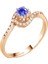 Pırlanta ve Tanzanit Taşlı Eivissa Yüzük 0417R0283 1