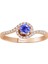 Pırlanta ve Tanzanit Taşlı Eivissa Yüzük 0417R0283 2