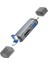 ADS-307 3 In 1 USB + Micro USB + Type-C Otg Kart Okuyucu ALL-36258 1
