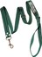 Köpek gezdirme kayışı tasması yeşil beyaz şeritli floş kolon genişlik:2,5cm uzunluk:120cm dog leash B3-7 3