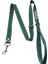 Köpek gezdirme kayışı tasması yeşil beyaz şeritli floş kolon genişlik:2,5cm uzunluk:120cm dog leash B3-7 1
