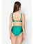 Simli Üçgen Bikini Takım 3220 Yeşil 4