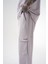 Relaxed Kargo Cepli Baggy Eşofman Açık Gri 4