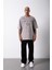 Oversize Oregon 20 Baskılı Pamuklu T-Shirt Ice Gri 5