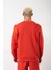 Regular Bisiklet Yaka Basic Sweatshirt Ice Red 5