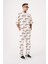Oversize Nope Baskılı T-Shirt Açık Gri 3
