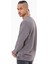 Regular Basic Şardonsuz Sweatshirt Füme 3