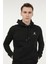 M-SN73 Basıc Hoodie 3fx Siyah Erkek Sweatshirt 1