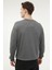 M-SN75 Bsc C Neck Sw 3fx Gri Melanj Erkek Sweatshirt 2